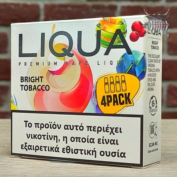 Bright Tobacco 4PACK by Liqua (καπνός virginia με λεπτό άρωμα)