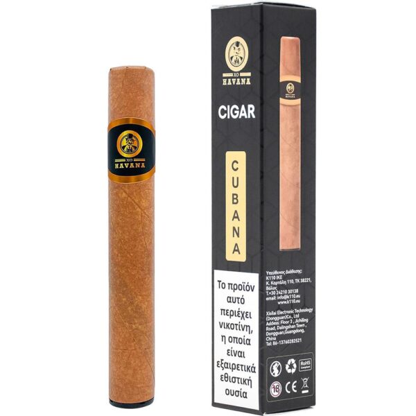 Cubana Disposable Cigar 20mg by XO Havana (Πούρο, Βανίλια, Bourbon)