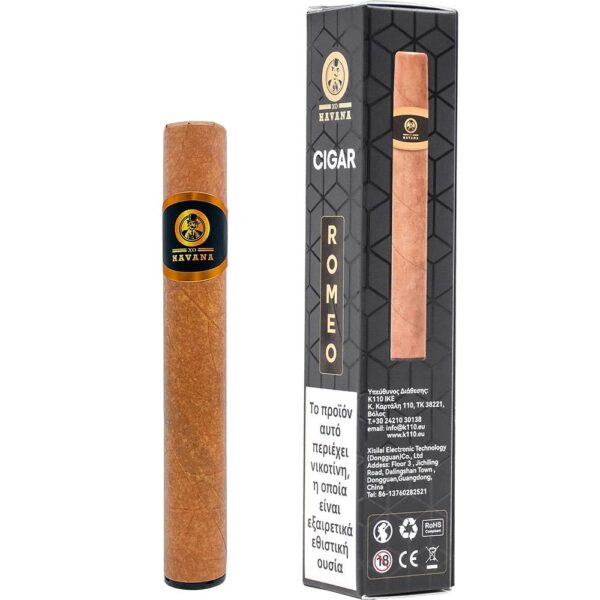 Romeo Disposable Cigar 20mg by XO Havana (Πούρο, Μαύρη Σοκολάτα)