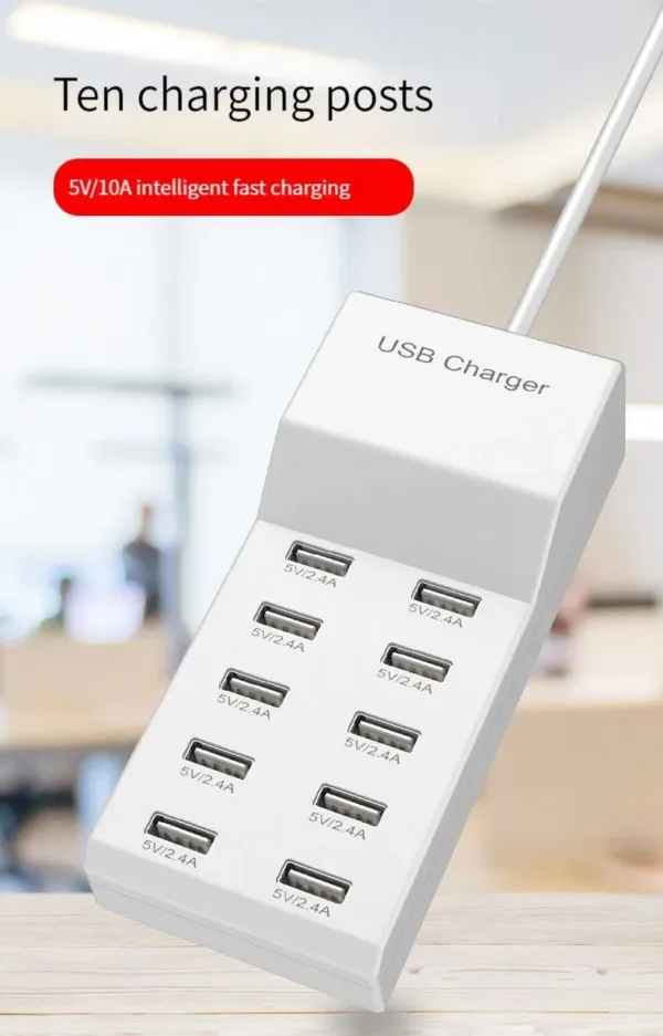 Usb Charging Station 50W 10ports