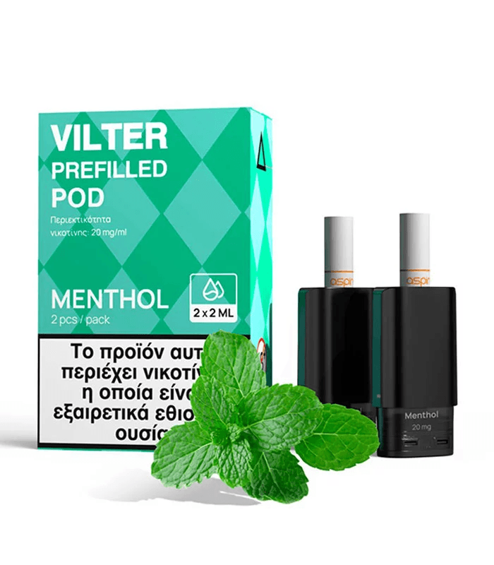 Aspire Vilter Prefilled POD 20mg Menthol