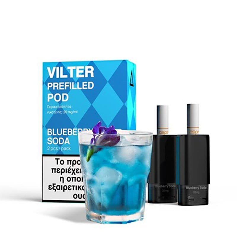 Aspire Vilter Prefilled POD 20mg Blueberry Soda