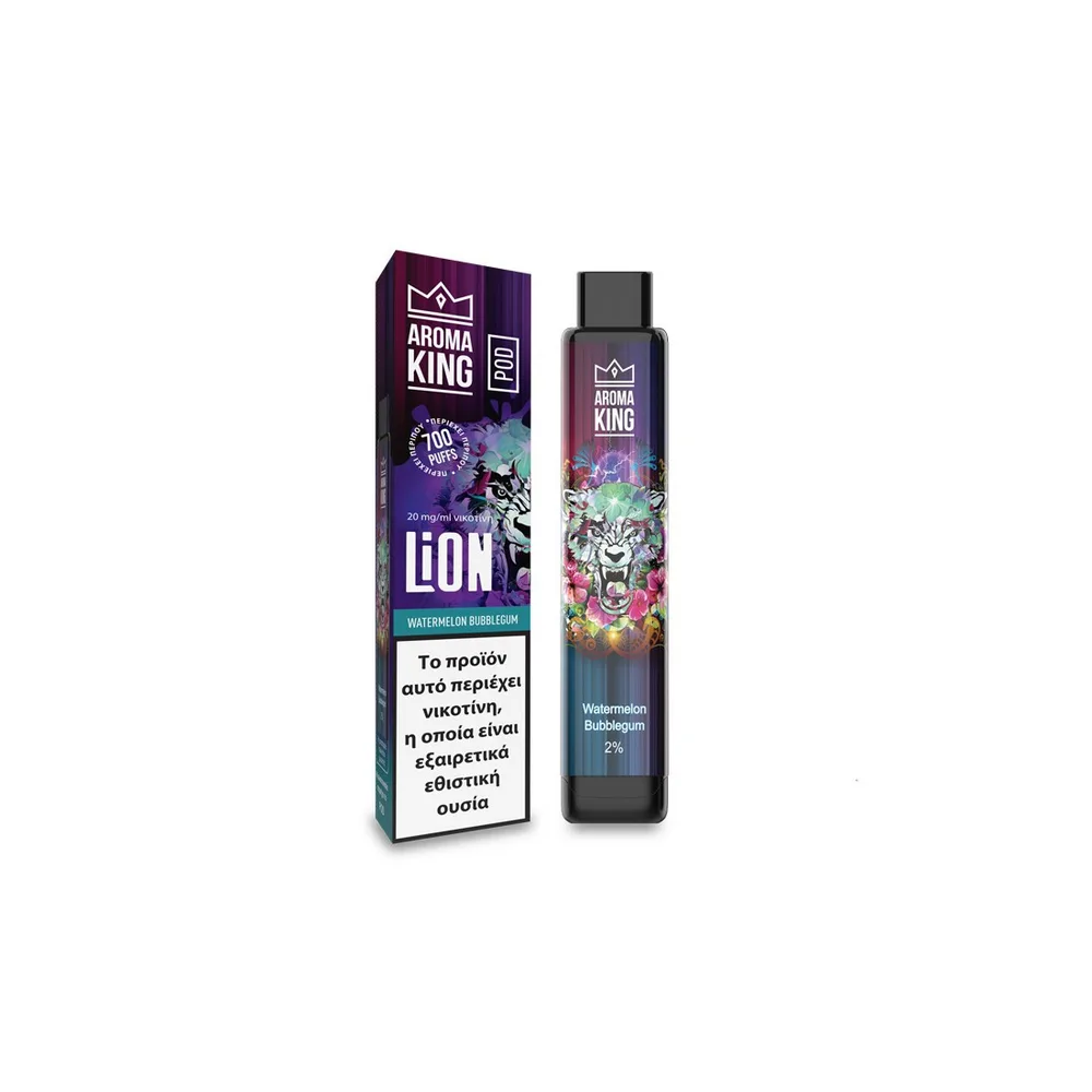 Aroma King Lion POD Watermelon Bubblegum 2ml 20mg