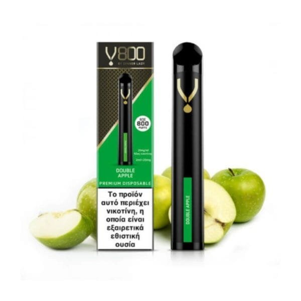 Dinner Lady V800 Disposable Double Apple 2ml 20mg