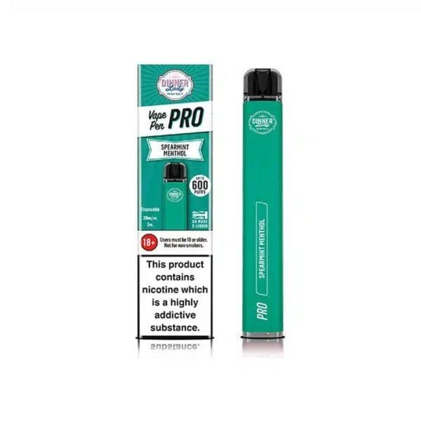 Dinner Lady Vape Pen Pro Spearming Menthol 2ml 20mg