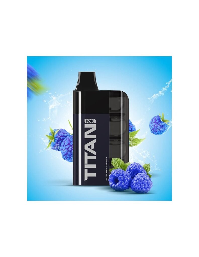 Titan 10K Disposable Blue Raspberry 7x2ml 20mg