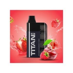 Titan 10K Disposable Strawberry Raspberry Cherry 7x2ml 20mg