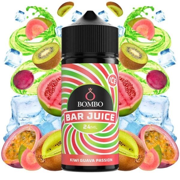 Bombo Bar Juice Kiwi Guava Passion 24/120ml