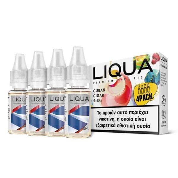 Liqua Cuban Cigar 4PACK