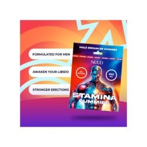 Stamina Male Enhancer Gummies 600mg