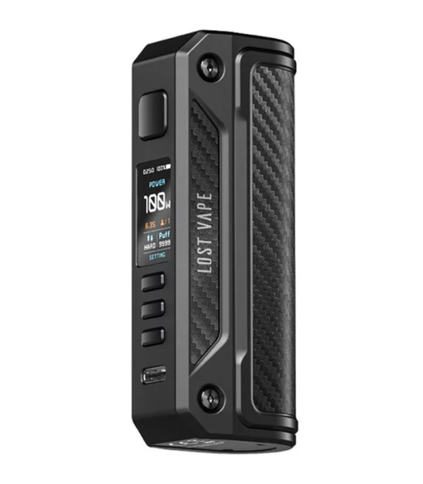 Lost Vape Thelema Solo Black Carbon Fiber
