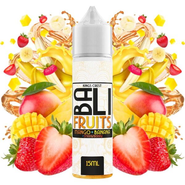Kings Crest Bali Fruits Mango Banana Strawberry 15/60ml