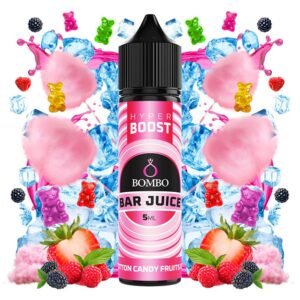 Bombo Bar Juice Hyper Boost Cotton Candy Ice 5/60ml