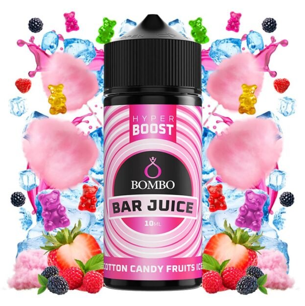 Bombo Bar Juice Hyper Boost Cotton Candy Ice 10/120ml