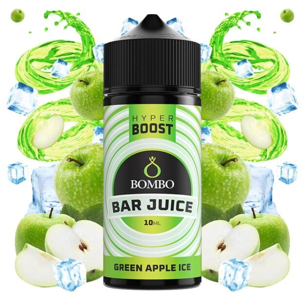 Bombo Bar Juice Hyper Boost Green Apple Ice 10/120ml