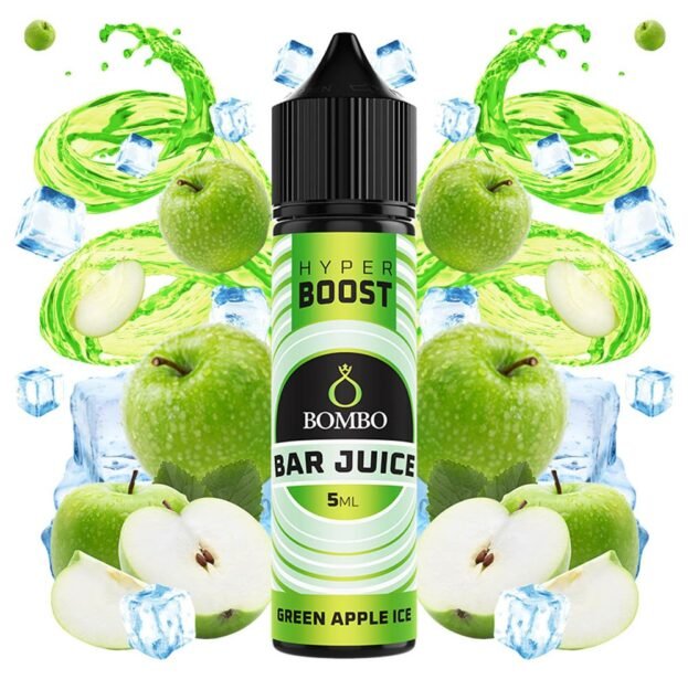 Bombo Bar Juice Hyper Boost Green Apple Ice 5/60ml