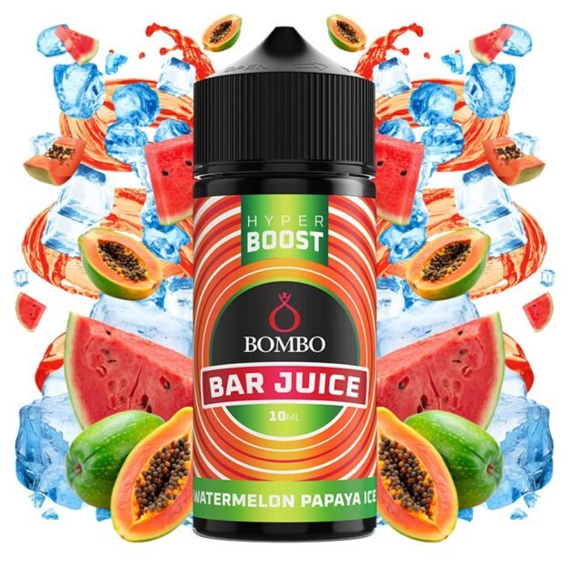 Bombo Bar Juice Hyper Boost Watermelon Papaya Ice 10/120ml