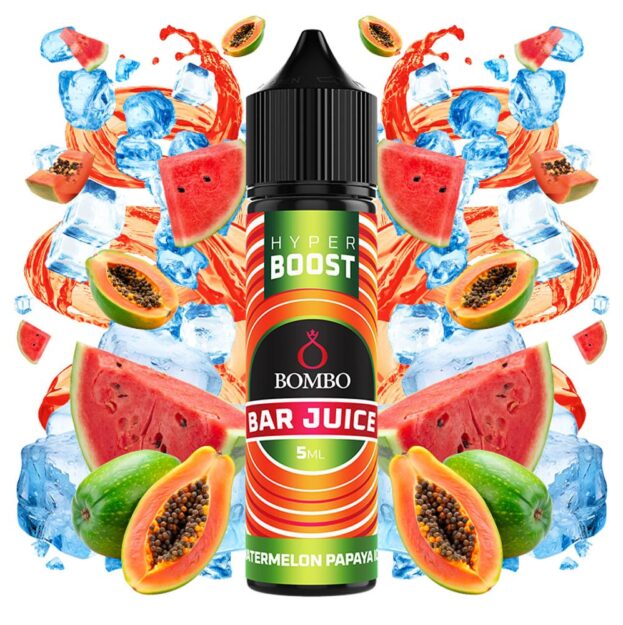 Bombo Bar Juice Hyper Boost Watermelon Papaya Ice 5/60ml