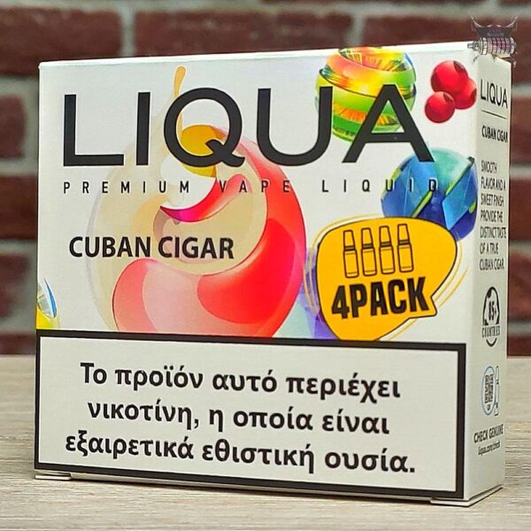 Liqua Cuban Cigar 4PACK