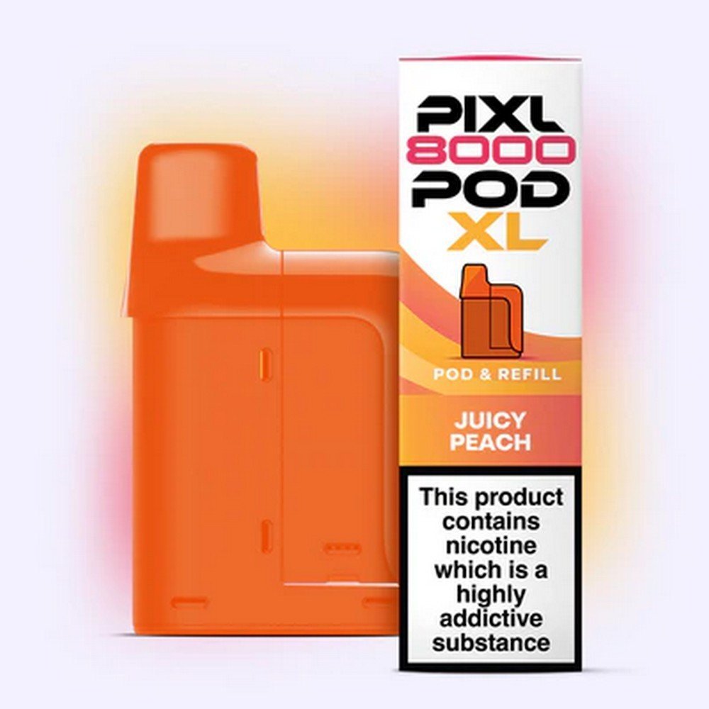 PIXL 8000 Prefilled Juicy Peach 20mg 2+10ml
