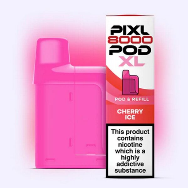 PIXL 8000 Prefilled Pod Cherry Ice 20mg 2+10ml