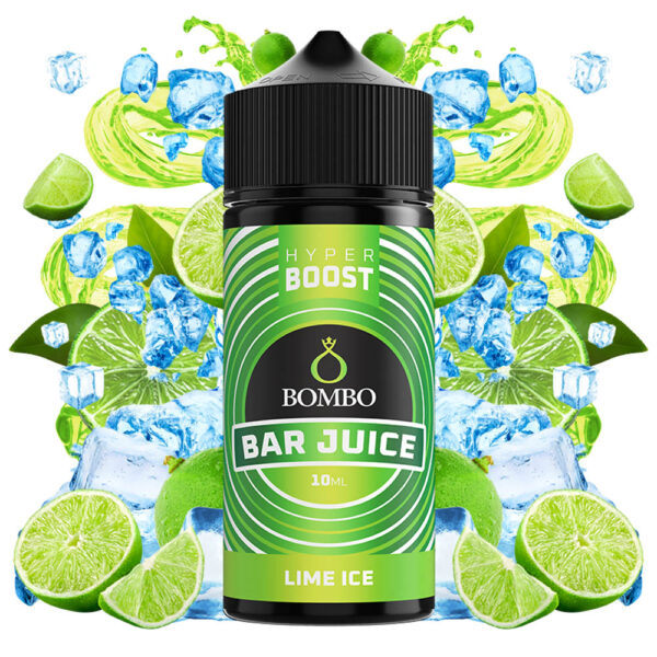 bombo20bar20hyper20boost20lime20ice20120ml20vapesecrets.jpg Bombo Bar Juice Hyper Boost Lime Ice 10/120ml