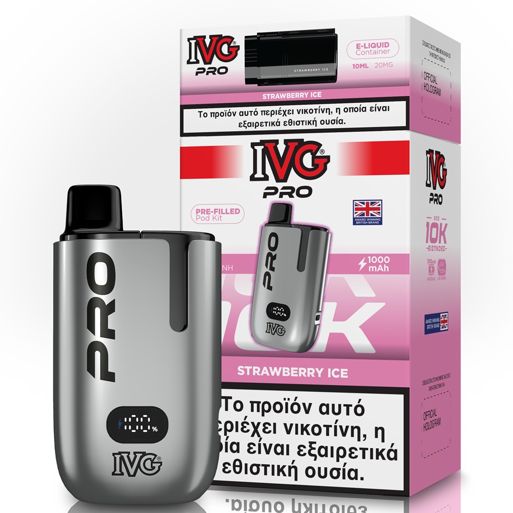 IVG Pro Kit Strawberry Ice 20mg 2ml+10ml