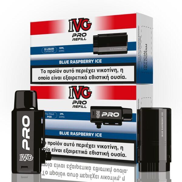 IVG Pro Refill Blue Raspberry Ice 20mg 2ml+10ml