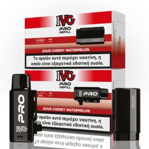 IVG Pro Refill Sour Cherry Watermelon 20mg 2ml+10ml