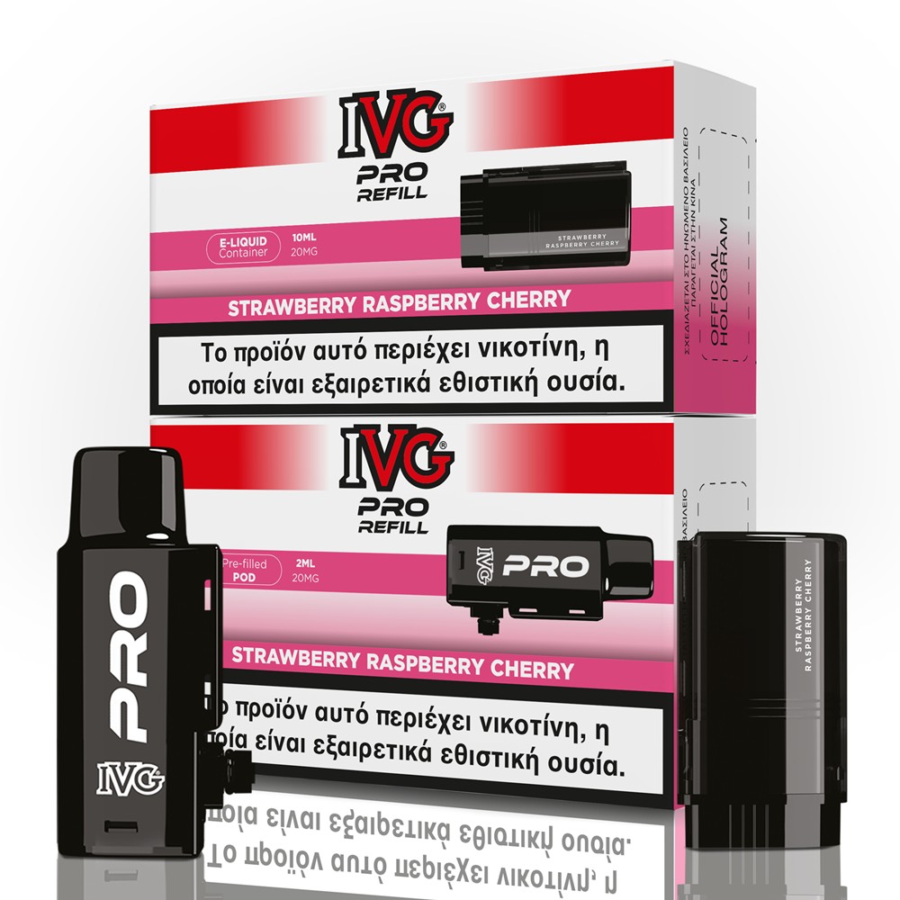 IVG Pro Refill Strawberry Raspberry Cherry 20mg 2ml+10ml