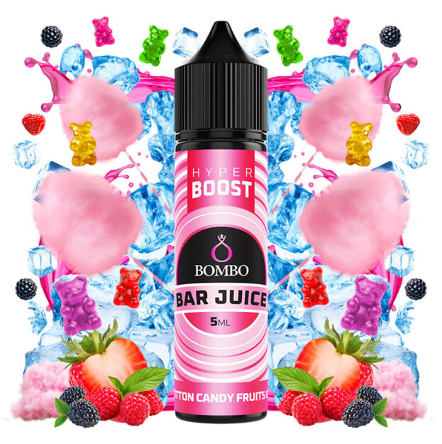 Bombo Bar Juice Hyper Boost Cotton Candy Ice 5/60ml