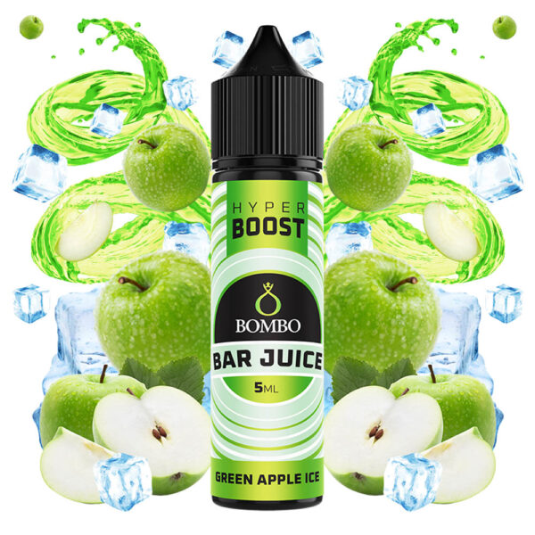 Bombo Bar Juice Hyper Boost Green Apple Ice 5/60ml