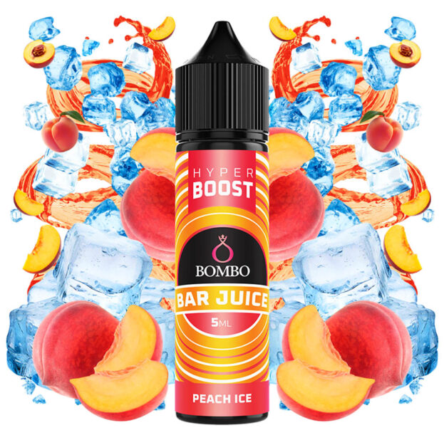 Bombo Bar Juice Hyper Boost Peach Ice 5/60ml