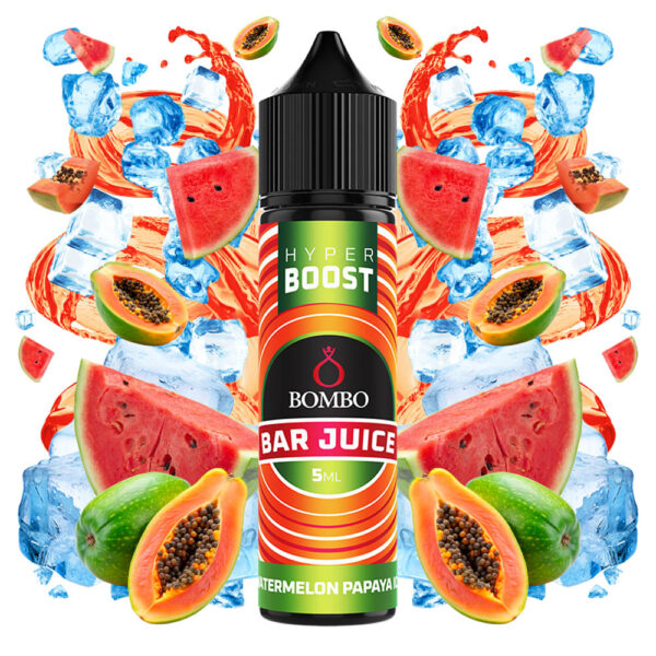 bombo20bar20hyper20boost20watermelon20papaya20ice2060ml20vapesecrets.jpg Bombo Bar Juice Hyper Boost Watermelon Papaya Ice 5/60ml
