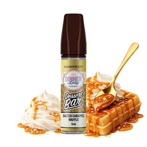 dinner20lady20caramel20waffle2060ml20vapesecrets.jpg Dinner Lady Dessert Bar Salted Caramel Waffle Flavour 14/60ml