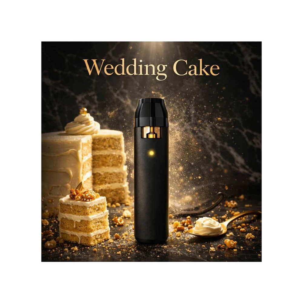 HiBros Disposable Vape CBD Plus Wedding Cake 1ml