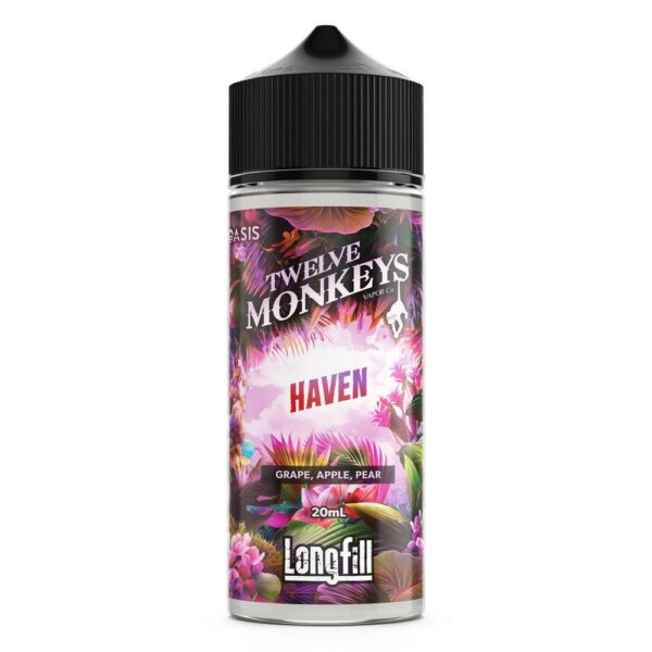twelve20monkeys20haven20120ml20vapesecrets.jpg Twelve Monkeys Oasis Haven 20/120ml
