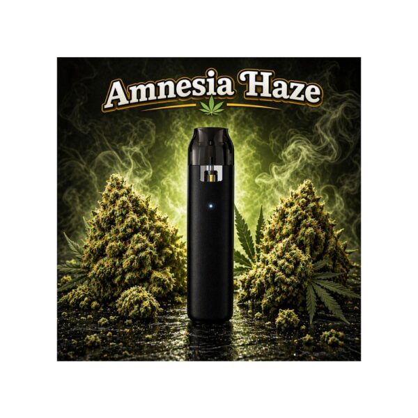 HiBros Disposable Vape CBD Plus Amnesia Haze 1ml